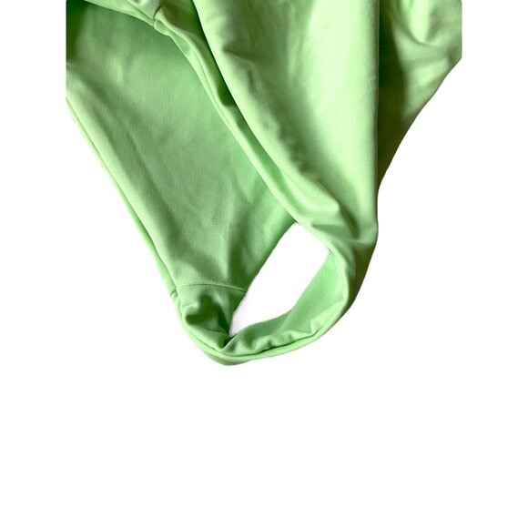 Jade Apex One Piece Cut Out Swimsuit Lime Green Size S Minimalist Revolve Beach - Picture 7 of 12